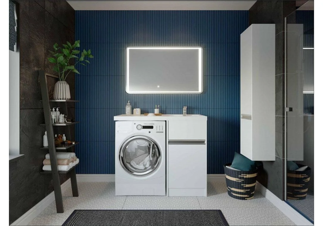 Приобрести пенал подвесной акватон лондри белый 1a236203lh010