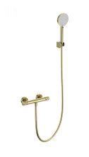 Смеситель для душа с термостатом WONZON & WOGHAND INN 5, Брашированное золото (WW-B2063-A-BG)