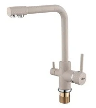 Смеситель для кухни ViEiR Kitchen 325 мм, с подключением к фильтру, бежевый V15002B