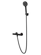 Смеситель для душа с термостатом WONZON & WOGHAND INN 5, Черный матовый (WW-B2005-A-MB)