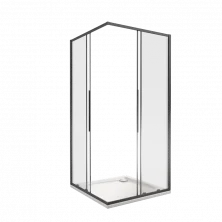 Bas Душевое ограждение IDEA CR 800х800х1950 мм, черная CR-80-C-B