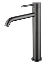 Смеситель для раковины высокий WONZON & WOGHAND STICK, Темный графит (WW-88239017-BGM)