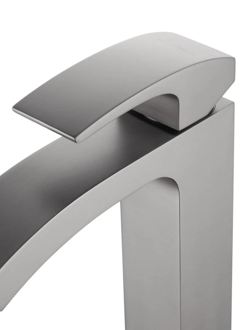 Приобрести смеситель для раковины высокий wonzon & woghand fit, темный графит (ww-88239009-bgm)