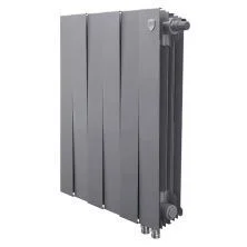 Royal Thermo Радиатор биметаллический Pianoforte 500 /Silver Satin ( серебристый ) VDR - 6 секц.