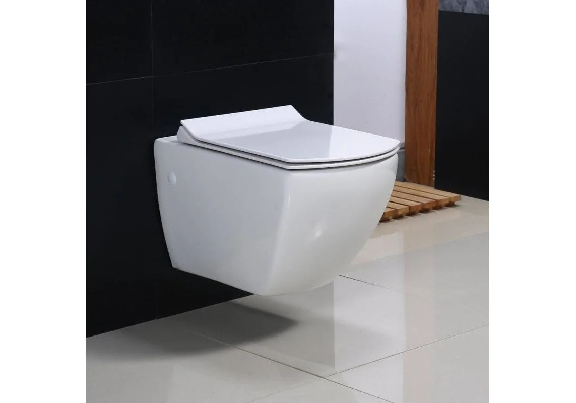 Приобрести унитаз подвесной безободковый belbagno carina bb514chr