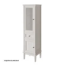 Caprigo Пенал JARDIN 45 см, левый, белый, эмаль