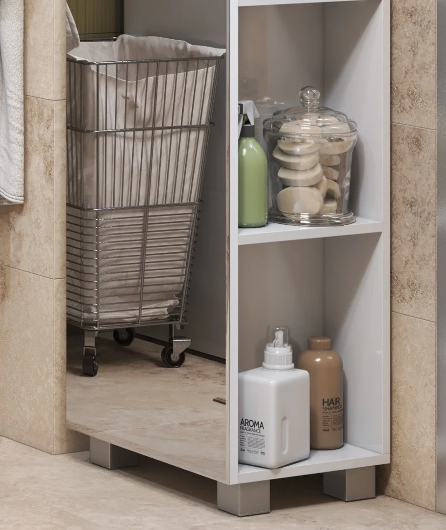 Приобрести vigo пенал urban, напольный, 45см, белый\зеркальный pn.urb.45