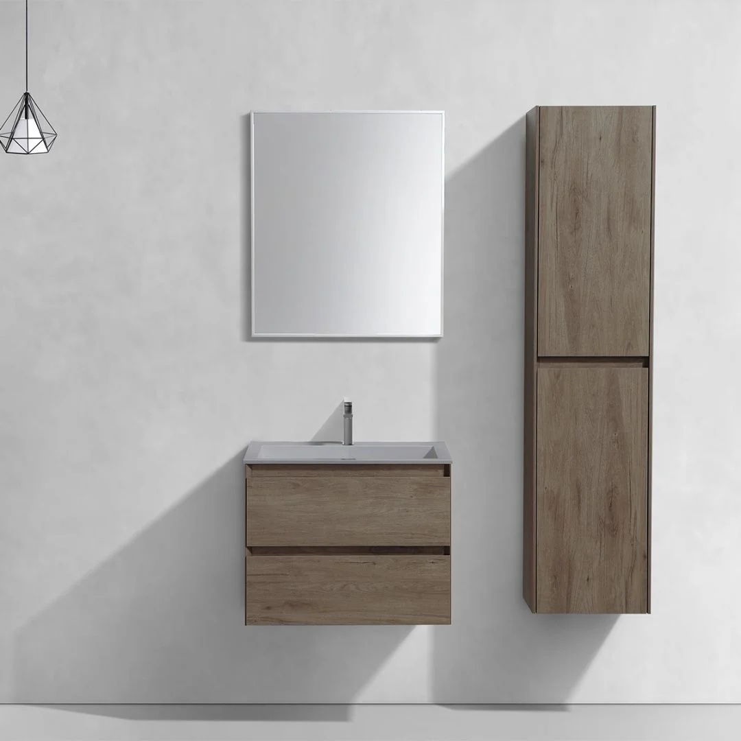 Приобрести vincea тумба подвесная luka 60 см, дуб темный с серой раковиной vmc-2l600ro;vcb-13600g