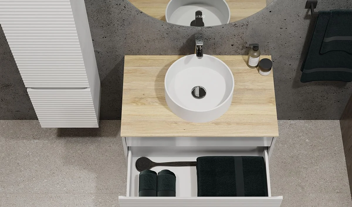 Приобрести jorno тумба подвесная cossety 80 см со столешницей, белая