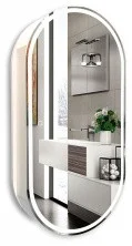 Зеркало-шкаф Azario Soho 50х100 см. с подсветкой, сенсорный вкл. диммер, белый LED-00002515
