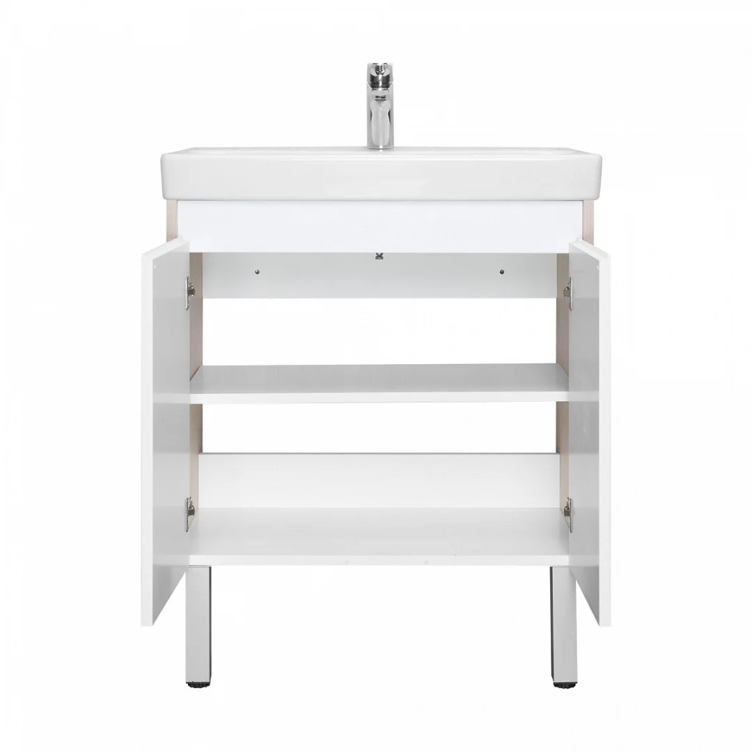 Приобрести акватон тумба c раковиной сканди 70 doors универсальная, белый/дуб верона