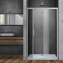 Vincea Душевая дверь Soft 150 см, прозрачное, черная VDS-3SO150CLB