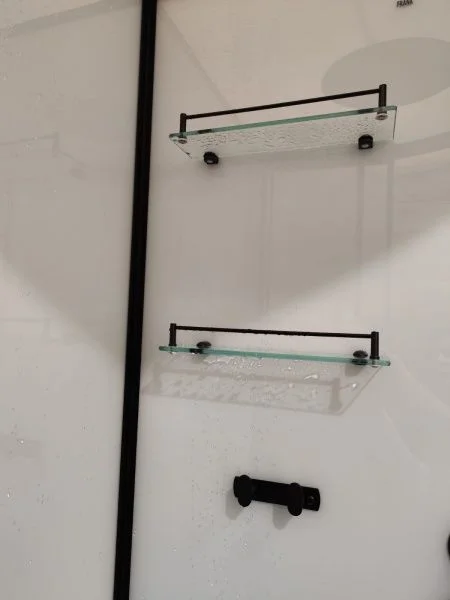 Приобрести frank душевая кабина f412l black, низкий поддон, левосторонняя