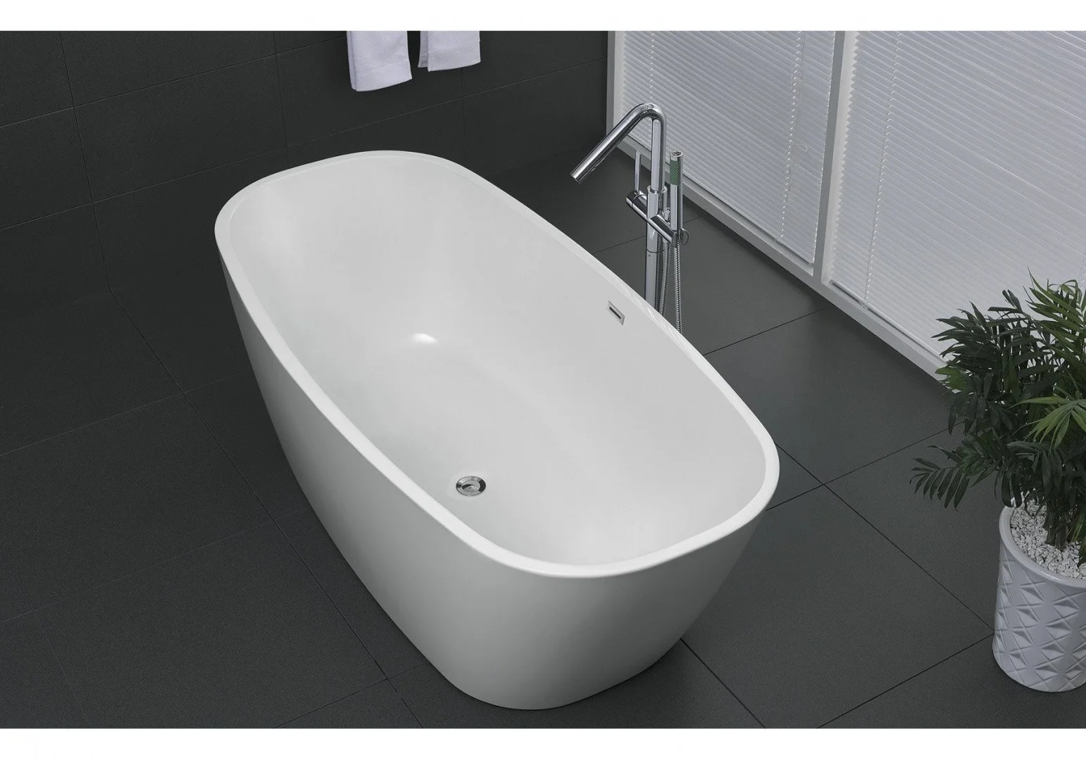 Приобрести ванна акриловая отдельностоящая belbagno 170x78 см, bb72-1700