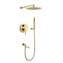 Grocenberg Встраиваемая душевая система, золото GB5099GO-1