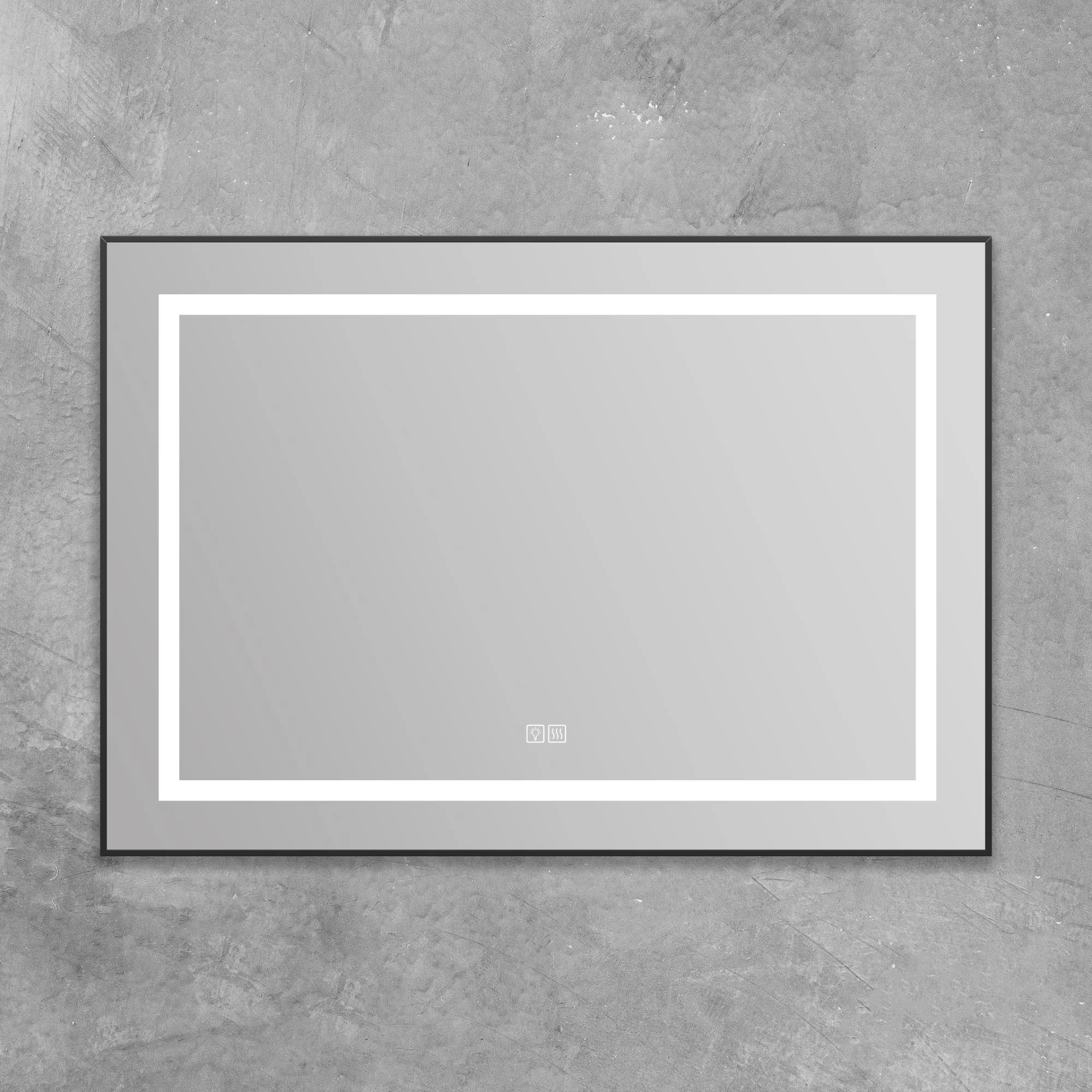 Приобрести belbagno зеркало 98,5х68,5 см spc-kraft-985-685-tch-warm-nero
