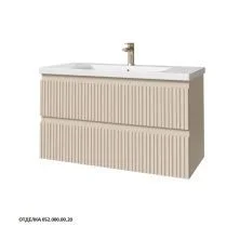 Caprigo Тумба с раковиной FORTE-Smalty TYPE 100 см, бежевая, эмаль