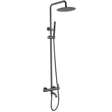 Grocenberg Душевая система, белая\хром GB7033WC