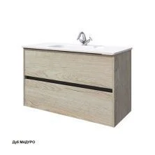 Caprigo Тумба с раковиной SEATTLE 105 см, дуб мадуро, экошпон