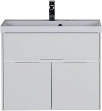 Aquanet Тумба с раковиной Латина 80 см, белая 00212836