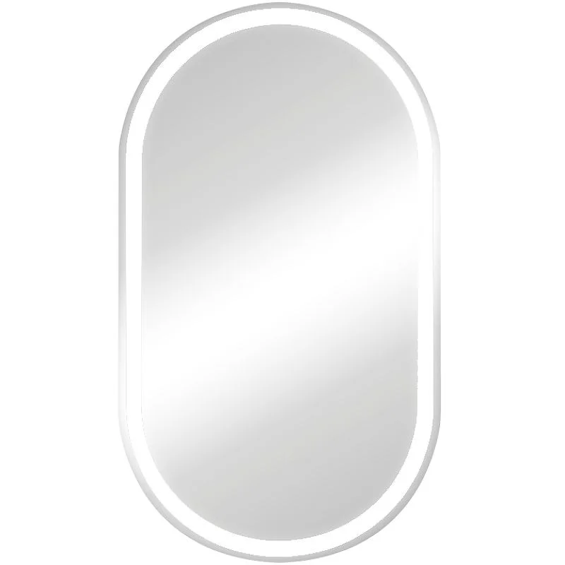 Приобрести continent зеркало шкаф с подсветкой elmage white 45х80 см, сенсорный включатель, белое