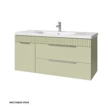 Caprigo Тумба с раковиной MONBAR 120 см, левая, фисташка