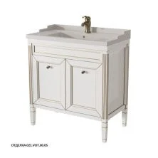 Caprigo Тумба с раковиной ALBION 80 см, белая, эмаль 10315 7