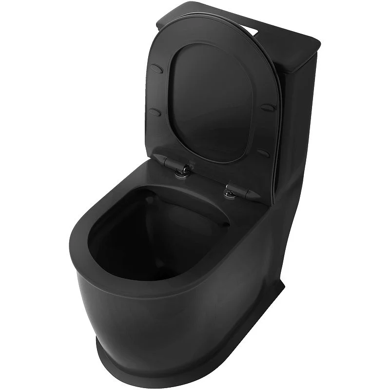 Приобрести grossman унитаз моноблок retro с крышкой дюропласт, микролифт, черный матовый gr-4492bms