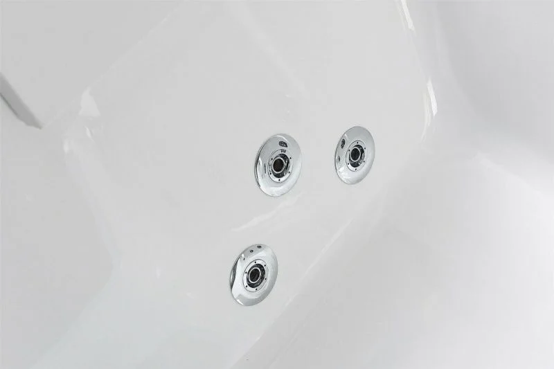 Приобрести frank ванна гидромассажная f105l 170х80 см, асимметричная, белая