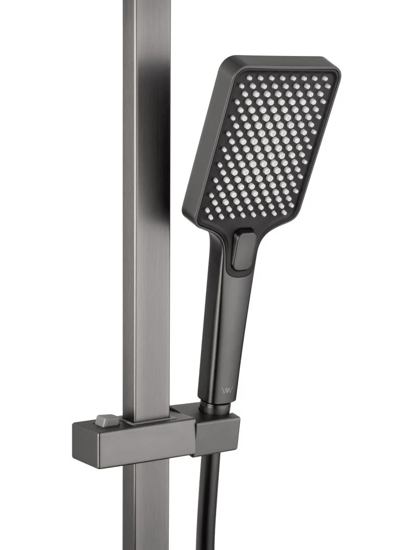 Приобрести душевая система wonzon & woghand diamond, темный графит (ww-88739011-bgm)
