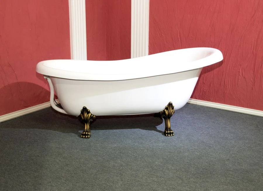 Приобрести aqua de marco отдельностоящая ванна edelweis 170x78см, бронзовые ножки, 1170wbede