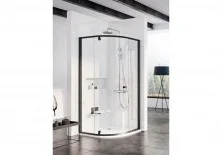 Ограждение душевое Ravak Pivot PSKK3 80 см 37644300Z1 чёрный/прозрачное
