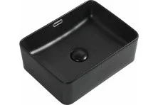 Aquanet Раковина Perfect-1-MB 40х31 см, черный матовый