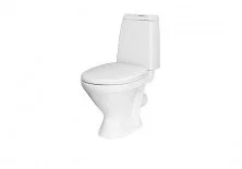 Унитаз напольный Sanita Кама Эконом с крышкой полипропилен