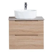 BelBagno Тумба со столешницей ETNA 60 см, подвесная Rovere Bianco