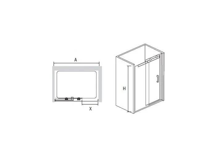 Приобрести душевая дверь rgw to-14 180 см, прозрачное, 02071418-11