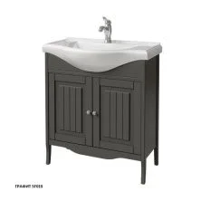 Caprigo Тумба с раковиной GENOVA 80 см, графит 34411 5