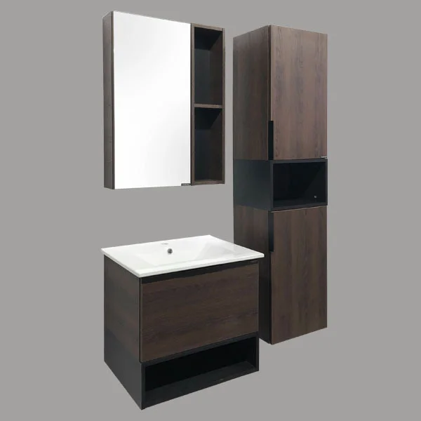 Приобрести сomforty тумба с раковиной "франкфурт-60" дуб-шоколадно-коричневый