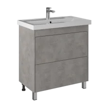 Briz Тумба напольная RICCI CONCRETE 80 см, светло серый, Т8-80