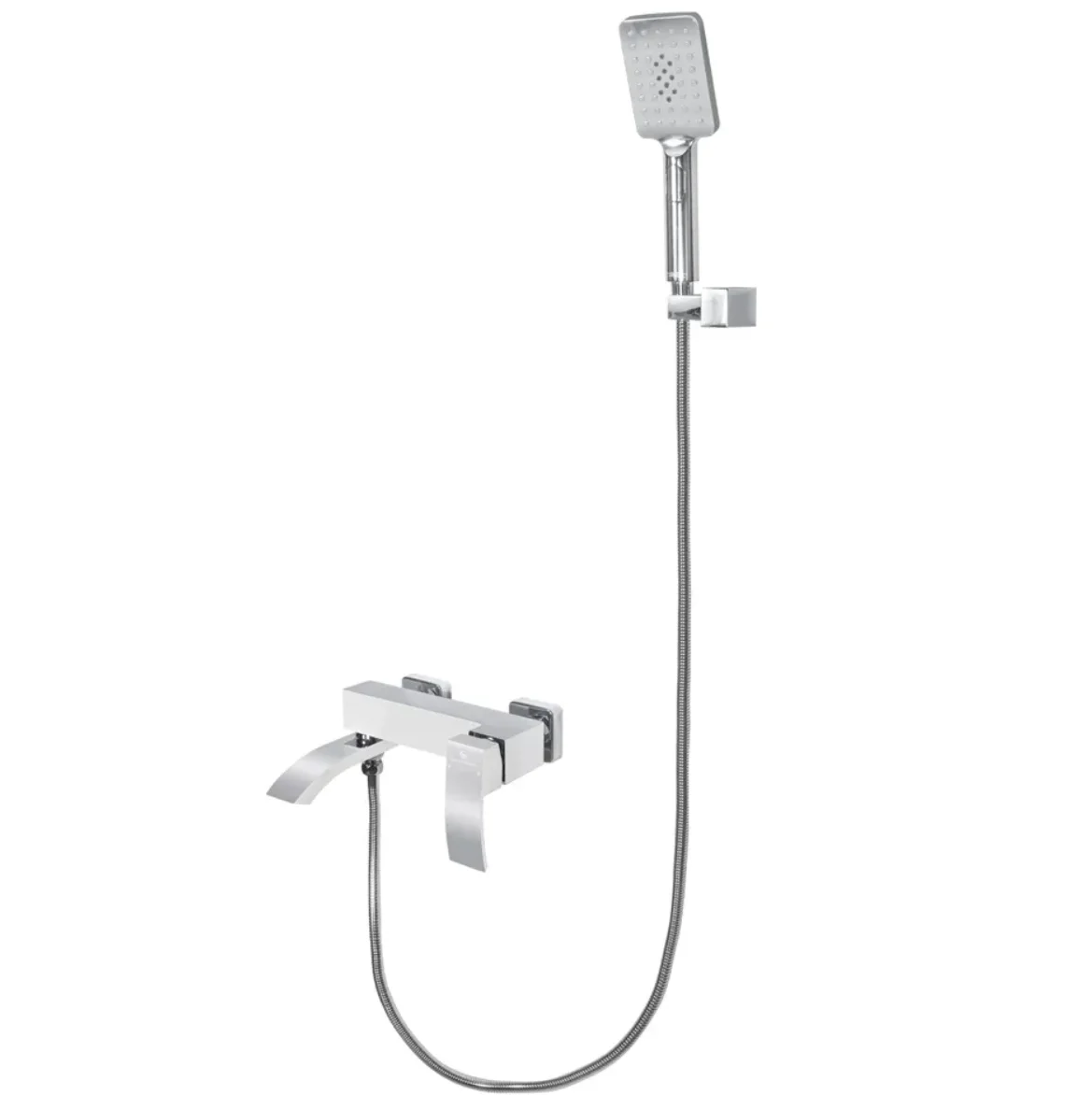 Приобрести grocenberg смеситель для ванны, белый\ хром gb8007wc