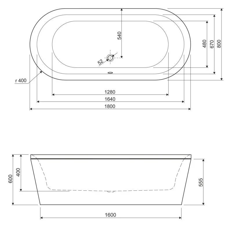Приобрести cezares акриловая ванна metauro central 180x80см, отдельностоящая metauro-central-180-80-40-w37