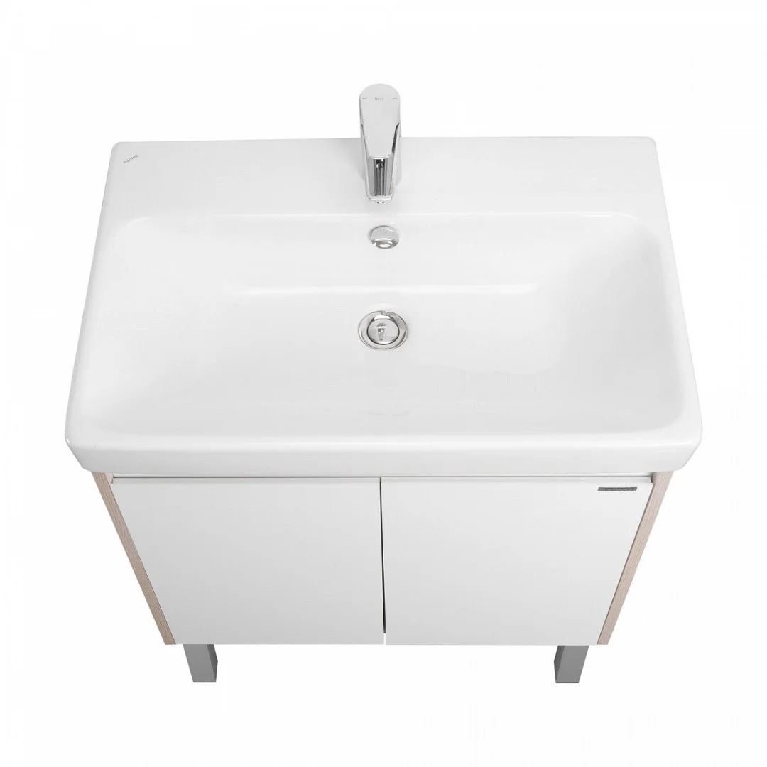 Приобрести акватон тумба c раковиной сканди 70 doors универсальная, белый/дуб верона