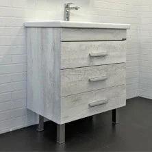 Сomforty Тумба с раковиной Никосия-70Н, дуб белый