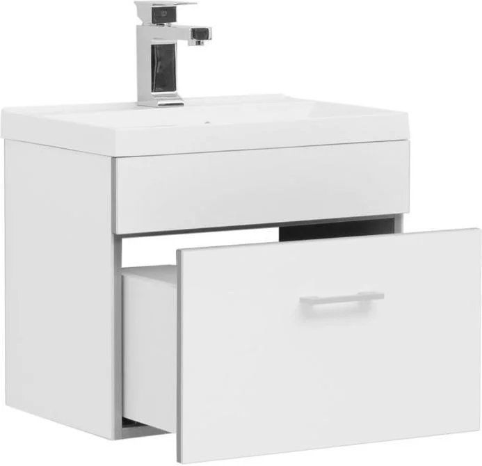 Приобрести aquanet тумба с раковиной верона 50 см, белая 00287665