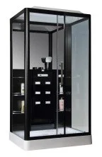 Loranto Гидробокс CS 129 3A R 90х150х215 см черная