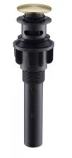 BelBagno Донный клапан с переливом, Click Clack, брашированное золото BB-PCU-03-BORO