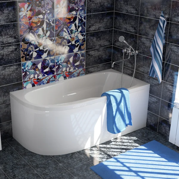 Приобрести mirsant ванна акриловая небуг 150*80 см, белая, правая ут000016535