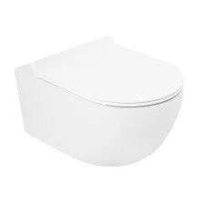 CEZARES Подвесной унитаз MOLVENO, безободковый с сиденьем soft close, дюропласт
