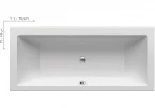 Акриловая ванна Ravak Formy 01 180х80 см C881000000