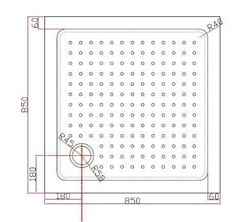Приобрести cezares поддон акриловый tray 85х85см tray-a-a-85-15-w